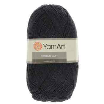 Пряжа для вязания YarnArt "Cotton Soft", цвет: графит (28), 600 м, 100 г, 5 шт