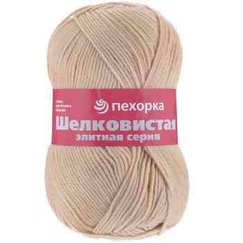 Пряжа для вязания Пехорка "Шелковистая", цвет: фрез (89), 225 м, 100 г, 5 шт