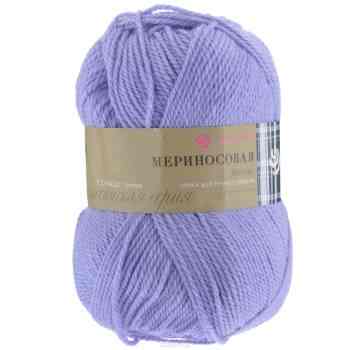 Пряжа для вязания Пехорка "Мериносовая", цвет: яркая астра (384), 200 м, 100 г, 10 шт