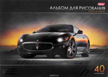 Альбом для рисования Hatber "AutoLux", 40 листов
