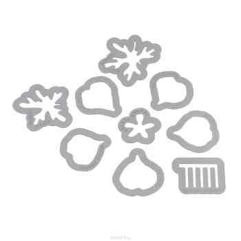 Форма для вырубки Sizzix "Цветок. Герань", 9 шт