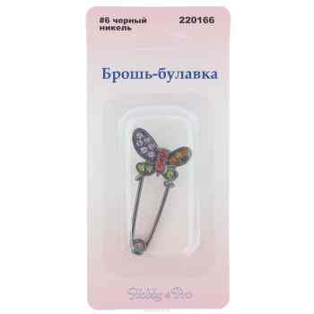 Брошь "Hobby & Pro", цвет: черный. 7707529
