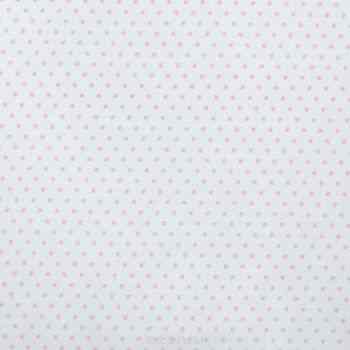 Ткань Mas d'Ousvan "Dots gris", цвет: красный, 110 х 100 см. BDOT.YK