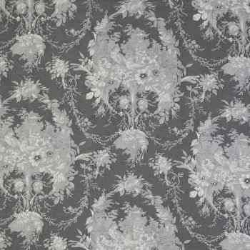 Ткань Mas d'Ousvan "Melanie", цвет: темно-серый, 110 х 100 см. BME.YY