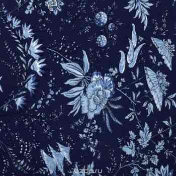 Ткань "Sati indigo", ширина 110 см, в упаковке 1 м. BSAT.INB