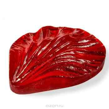 Молд для создания украшений из полимерной глины Fleur "Фактура универсальная. Цветок", цвет: красный. 04-0049