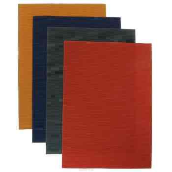 Набор цветного гофрированного картона "Бриз", перламутровый, 4 листа. 1126-501