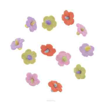 Пуговицы декоративные Buttons Galore & More "Hawaiian Flowers", 12 шт