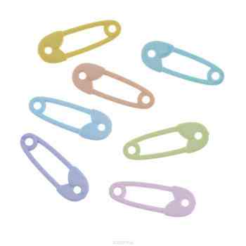 Пуговицы декоративные Buttons Galore & More "Diaper Pins", 7 шт