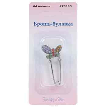 Брошь-булавка "Hobby & Pro", цвет: мульти. 7707528