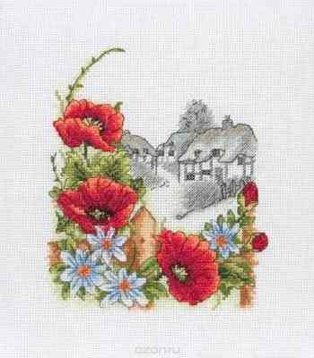 Набор для вышивания крестом Anchor "Summer Days", 19,5 х 16,5 см