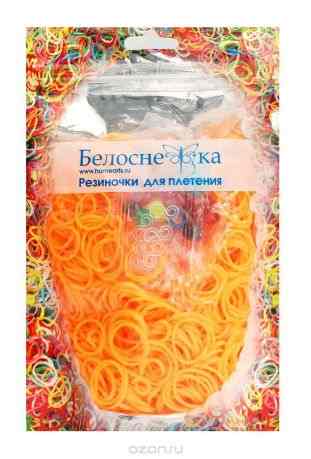 Белоснежка Резиночки для плетения 1000 шт цвет персиковый