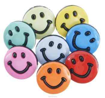 Пуговицы декоративные Buttons Galore & More "Smileys", 8 шт