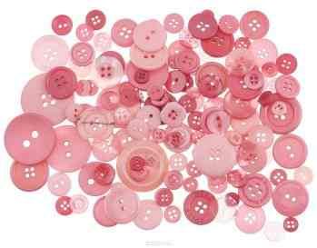 Пуговицы декоративные Buttons Galore & More "Color Blends", цвет: ягодный, 85 г. 7708879
