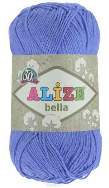 Пряжа для вязания Alize "Bella", цвет: синий электрик (303), 180 м, 50 г, 5 шт