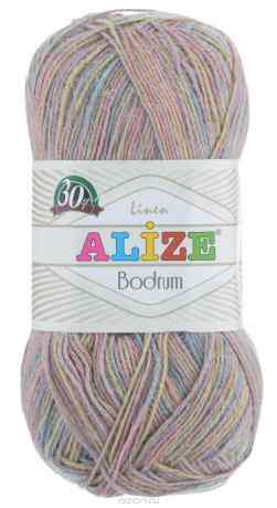 Пряжа для вязания Alize "Bodrum", цвет: розовый, желтый, голубой (51421), 280 м, 100 г, 5 шт