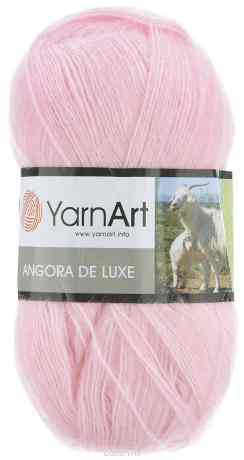 Пряжа для вязания YarnArt "Angora De Luxe", цвет: бледно-розовый (217), 520 м, 100 г, 5 шт