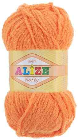 Пряжа для вязания Alize "Softy", цвет: оранжевый (336), 115 м, 50 г, 5 шт