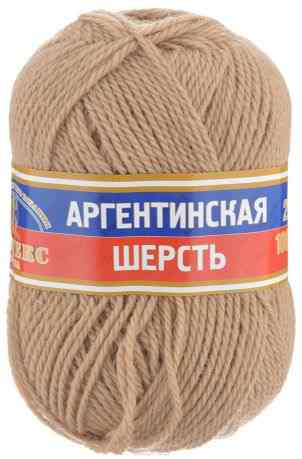 Пряжа для вязания Камтекс "Аргентинская шерсть", цвет: бежевый (005), 200 м, 100 г, 10 шт