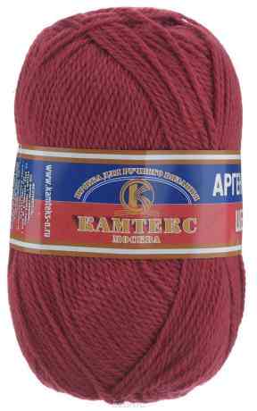 Пряжа для вязания Камтекс "Аргентинская шерсть", цвет: вишневый (091), 200 м, 100 г, 10 шт