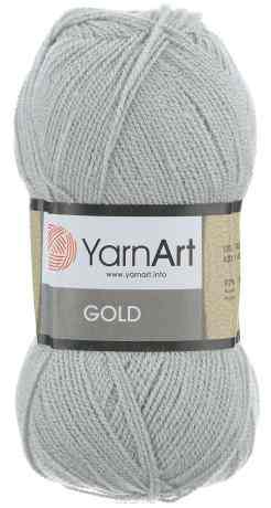 Пряжа для вязания YarnArt "Gold", цвет: светло-серый (14500), 400 м, 100 г, 5 шт