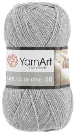 Пряжа для вязания YarnArt "Merino de Lux", цвет: серый (0282), 280 м, 100 г, 5 шт