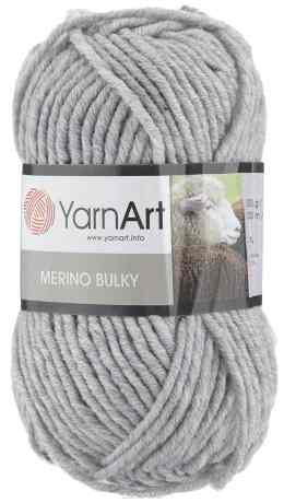 Пряжа для вязания YarnArt "Merino Bulky", цвет: светло-серый (0282), 100 м, 100 г, 5 шт