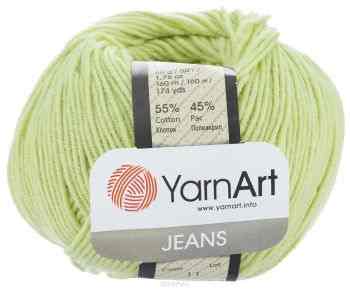Пряжа для вязания YarnArt "Jeans", цвет: фисташковый (11), 160 м, 50 г, 10 шт