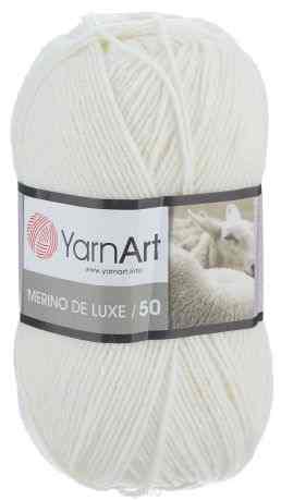 Пряжа для вязания YarnArt "Merino de Lux", цвет: белый (501), 280 м, 100 г, 5 шт