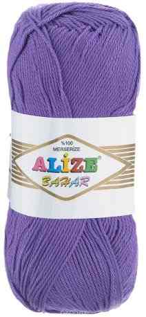 Пряжа для вязания Alize "Bahar", цвет: фиолетовый (44), 260 м, 100 г, 5 шт