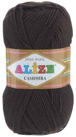 Пряжа для вязания Alize "Cashmira", цвет: темно-коричневый (92), 300 м, 100 г, 5 шт