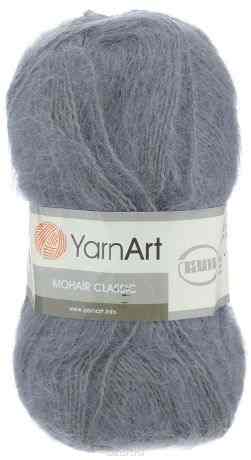 Пряжа для вязания YarnArt "Mohair Classic", цвет: темно-серый (114), 220 м, 100 г, 5 шт