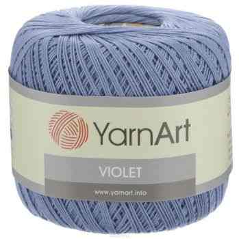 Пряжа для вязания YarnArt "Violet", цвет: светло-синий (0058), 282 м, 50 г, 6 шт
