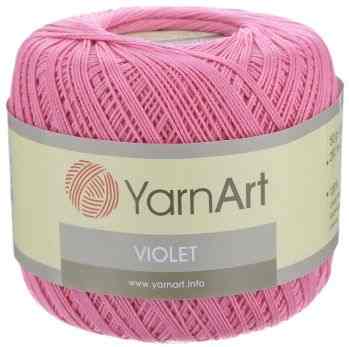 Пряжа для вязания YarnArt "Violet", цвет: темно-розовый (5001), 282 м, 50 г, 6 шт