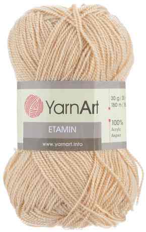 Пряжа для вязания YarnArt "Etamin", цвет: бежевый (448), 180 м, 30 г, 10 шт