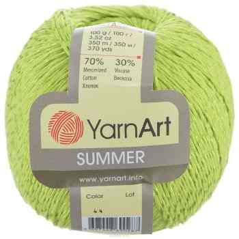 Пряжа для вязания YarnArt "Summer", цвет: оливковый (44), 350 м, 100 г, 4 шт