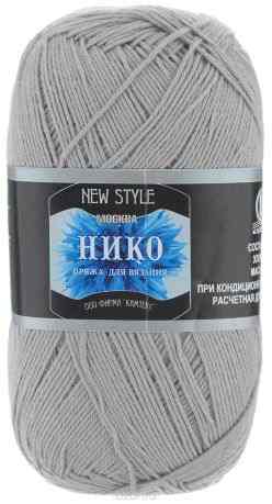Пряжа для вязания Камтекс "Нико", цвет: серый (010), 500 м, 100 г, 10 шт