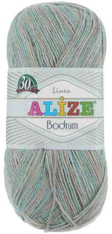 Пряжа для вязания Alize "Bodrum", цвет: бежево-зеленый (51404), 280 м, 100 г, 5 шт