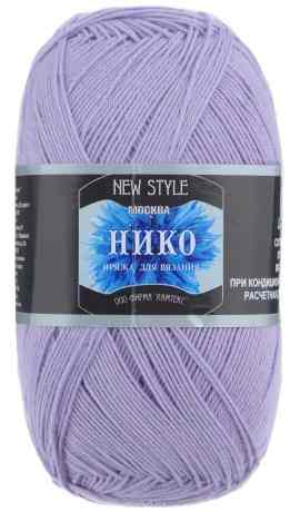 Пряжа для вязания Камтекс "Нико", цвет: сиреневый (058), 500 м, 100 г, 10 шт