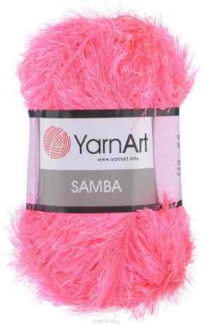 Пряжа для вязания YarnArt "Samba", цвет: розовый (08), 150 м, 100 г, 5 шт