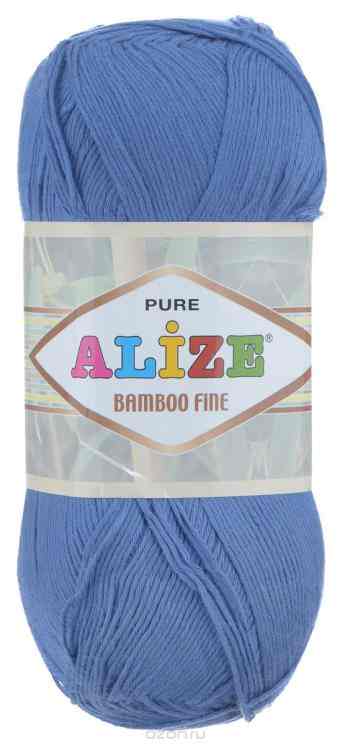 Пряжа для вязания Alize "Bamboo Fine", цвет: светло-синий (303), 440 м, 100 г, 5 шт