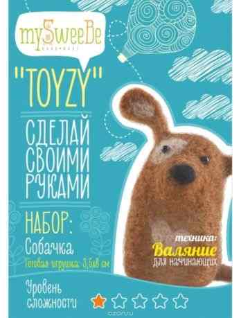 Toyzy Набор по валянию Собачка Начальный уровень
