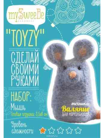 Toyzy Набор по валянию Мышь Начальный уровень