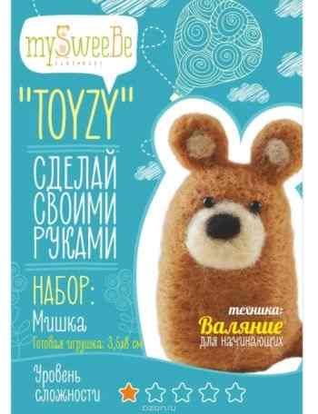 Toyzy Набор по валянию Мишка Начальный уровень
