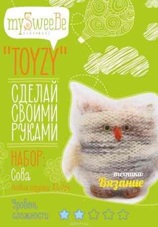 Toyzy Набор по вязанию Сова