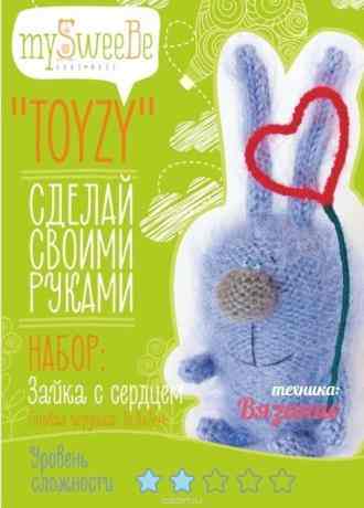 Toyzy Набор по вязанию Зайка с сердцем