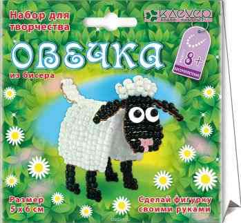 Клевер Набор для изготовления фигурки Овечка из бисера