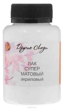 Лак акриловый "Другие люди", супер-матовый, 150 мл