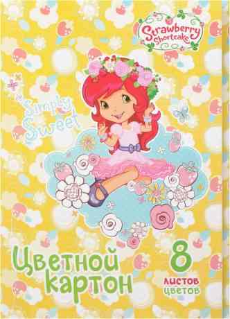 Action! Набор цветного картона Strawberry Shortcake 16 листов