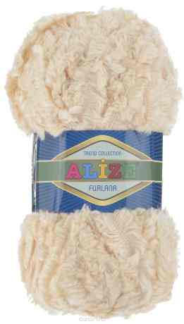 Пряжа для вязания Alize "Furlana", цвет: светло-бежевый (680), 40 м, 100 г, 5 шт